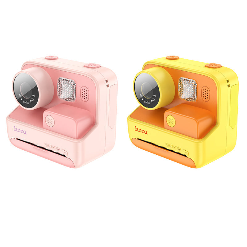 Hoco DV200 Dual Lens Children Printing Camera (Pink, Orange Color) Hoco DV200 Dual Lens Children Printing Camera (Pink, Orange Color)